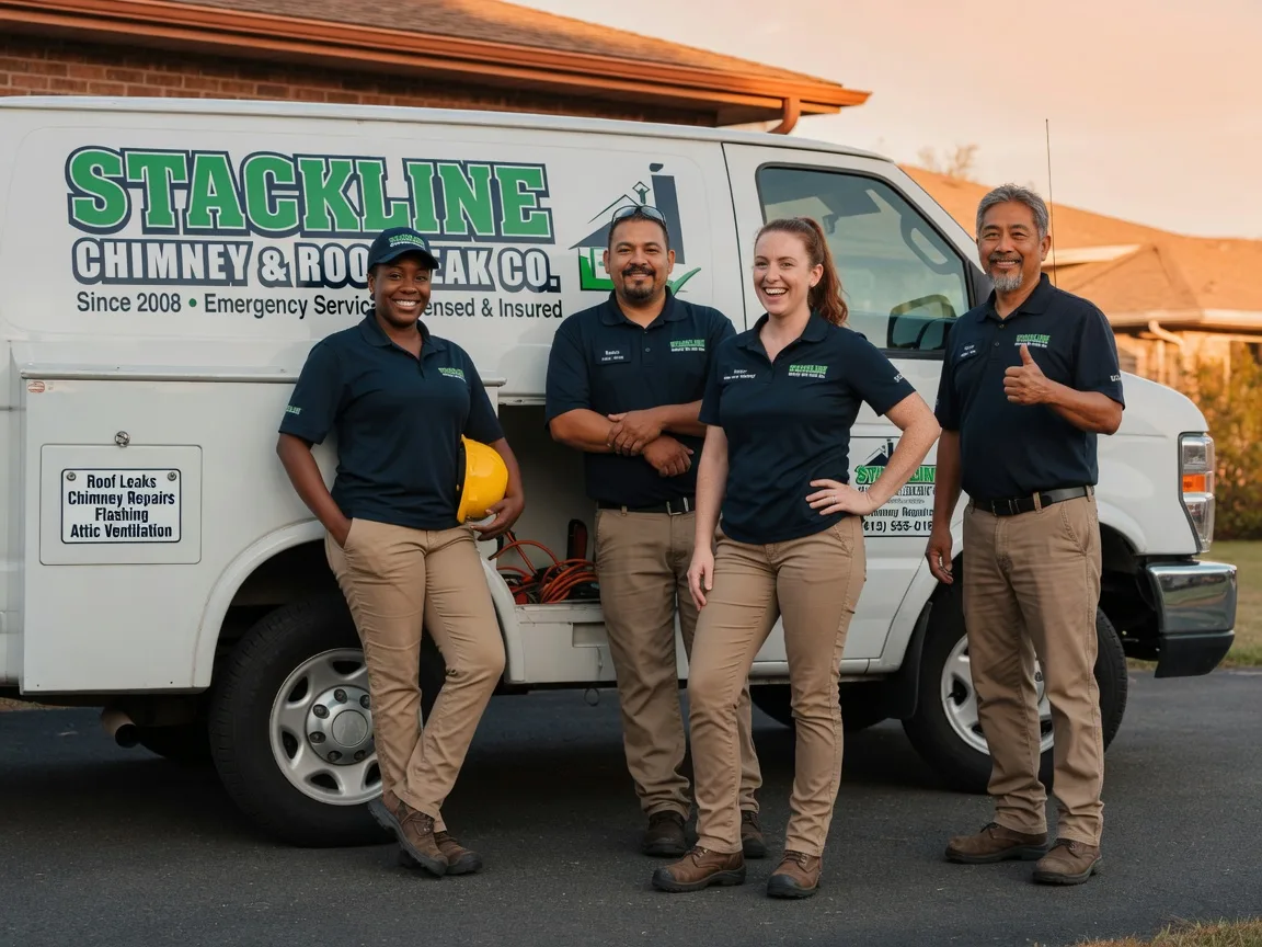 Chimney flashing repair company in Middle Point, OH